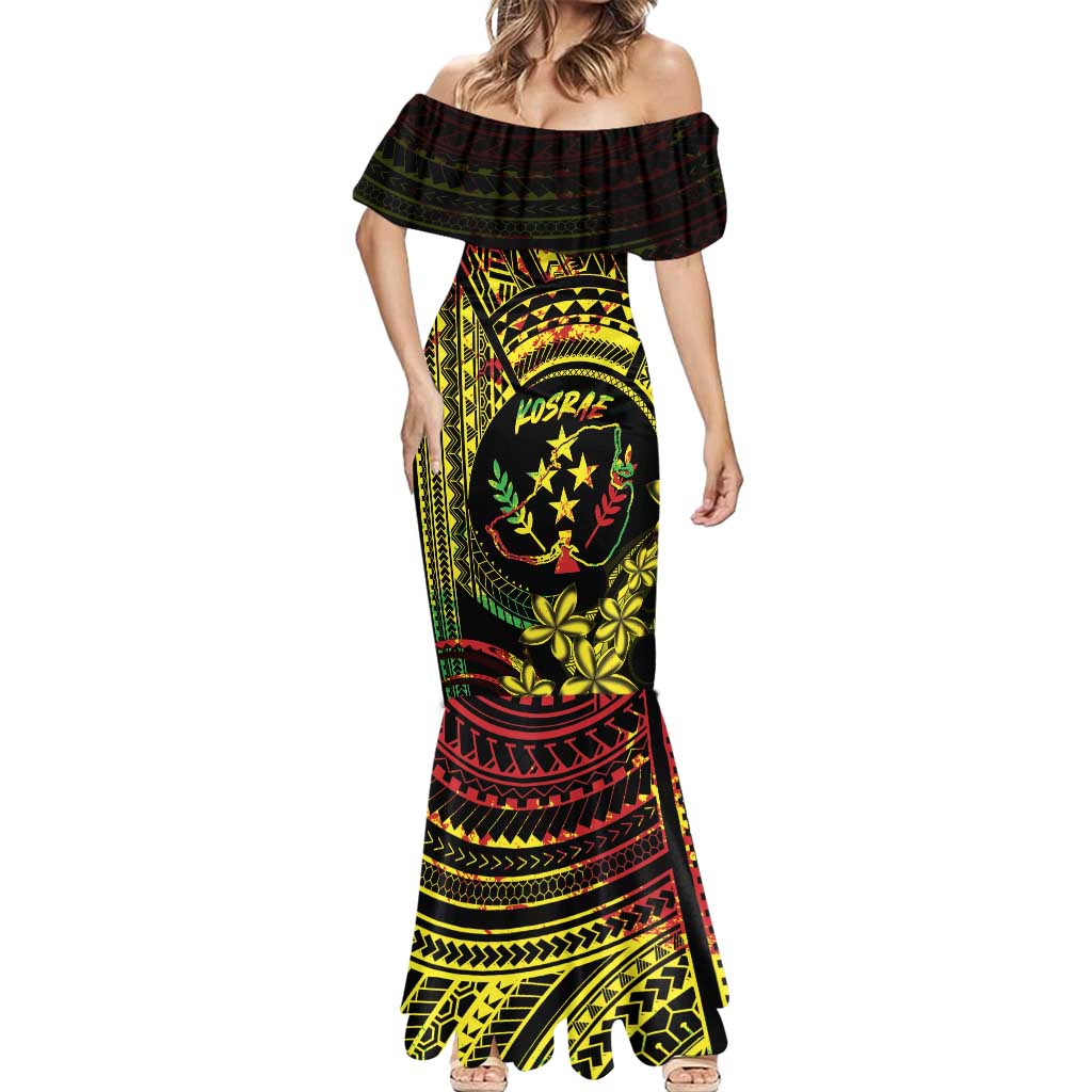 Reggae Kosrae Liberation Day Mermaid Dress September 8 Polynesian Tattoo - Polynesian Pride