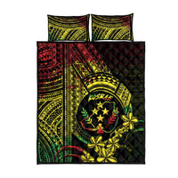 Reggae Kosrae Liberation Day Quilt Bed Set September 8 Polynesian Tattoo - Polynesian Pride