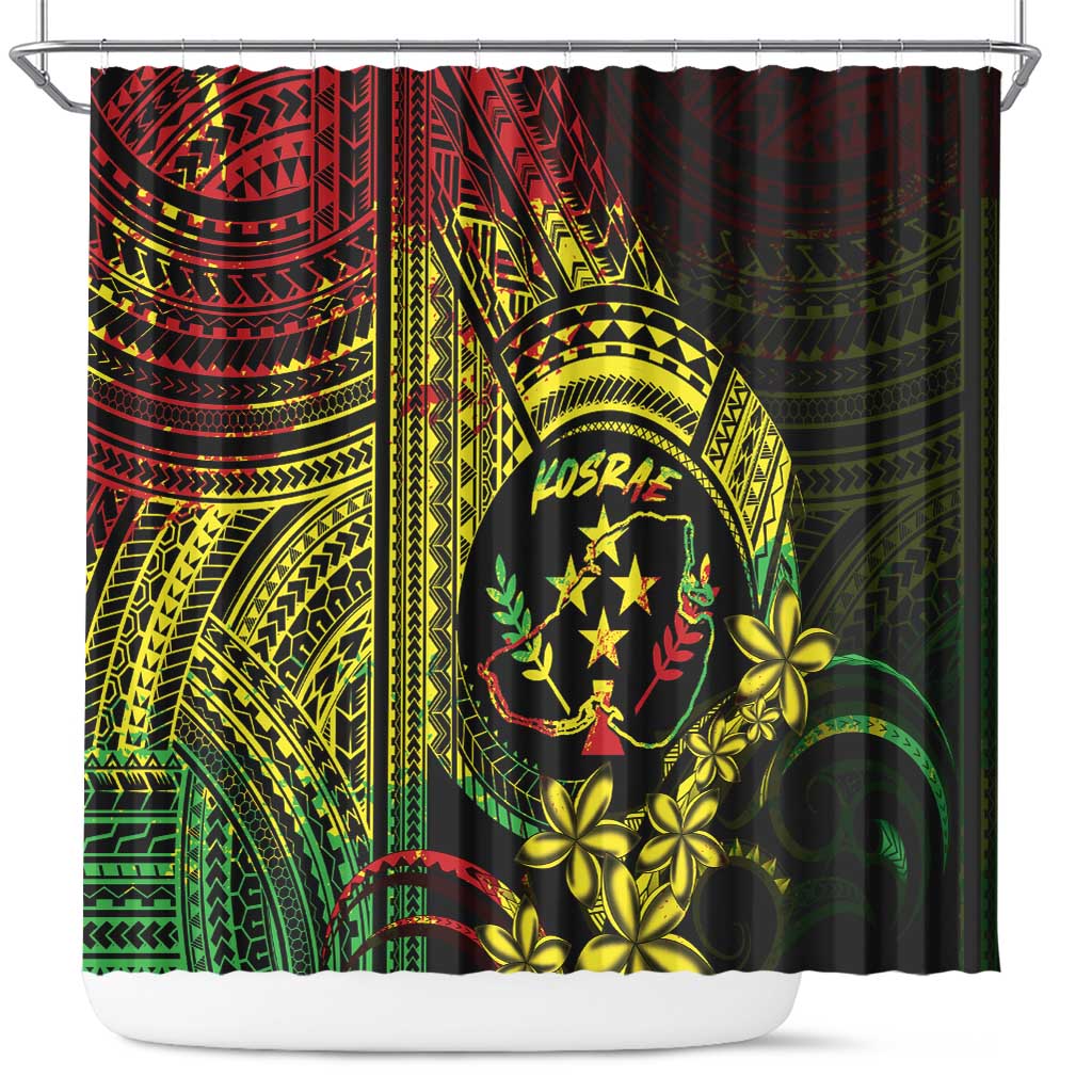 Reggae Kosrae Liberation Day Shower Curtain September 8 Polynesian Tattoo - Polynesian Pride