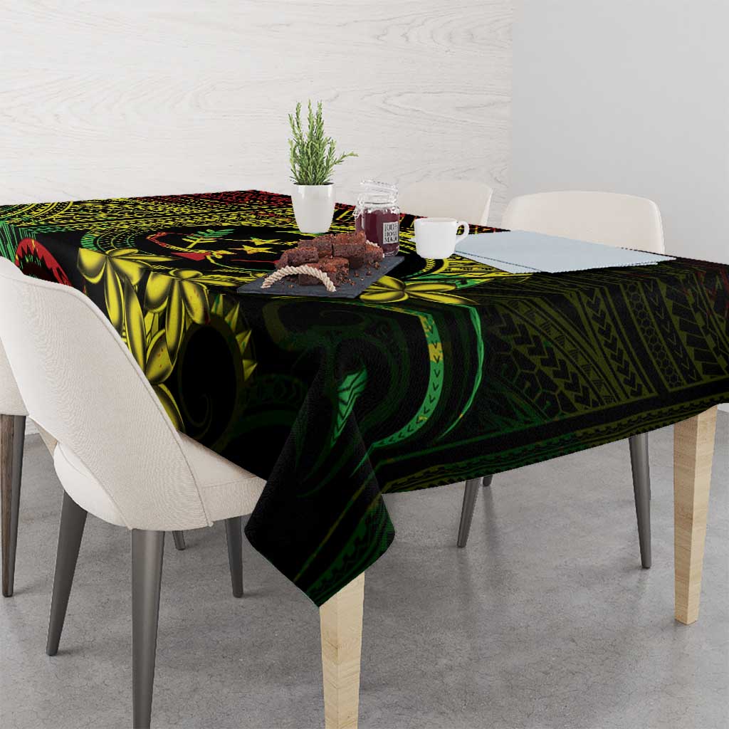 Reggae Kosrae Liberation Day Tablecloth September 8 Polynesian Tattoo - Polynesian Pride