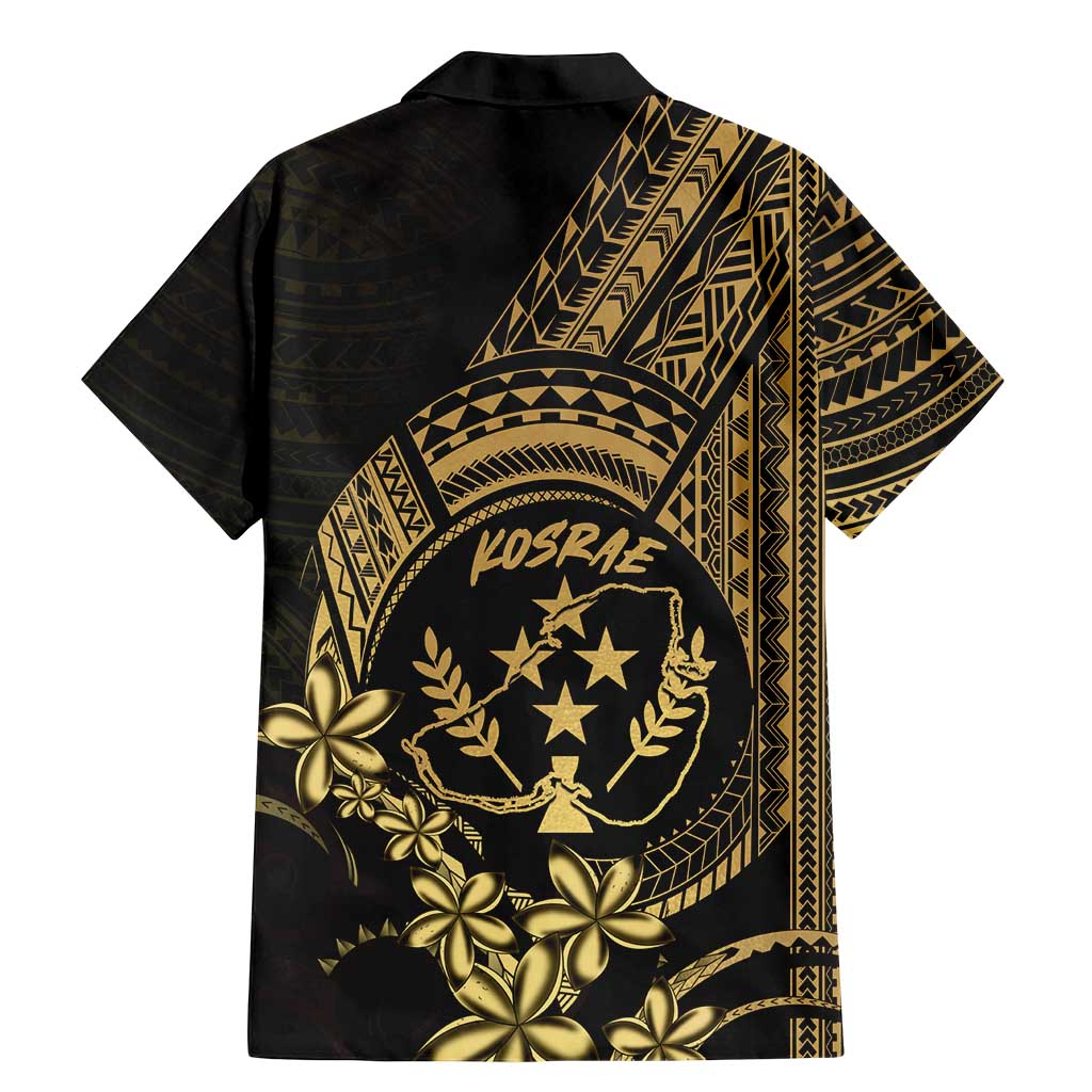 Gold Kosrae Liberation Day Family Matching Mermaid Dress and Hawaiian Shirt September 8 Polynesian Tattoo - Polynesian Pride