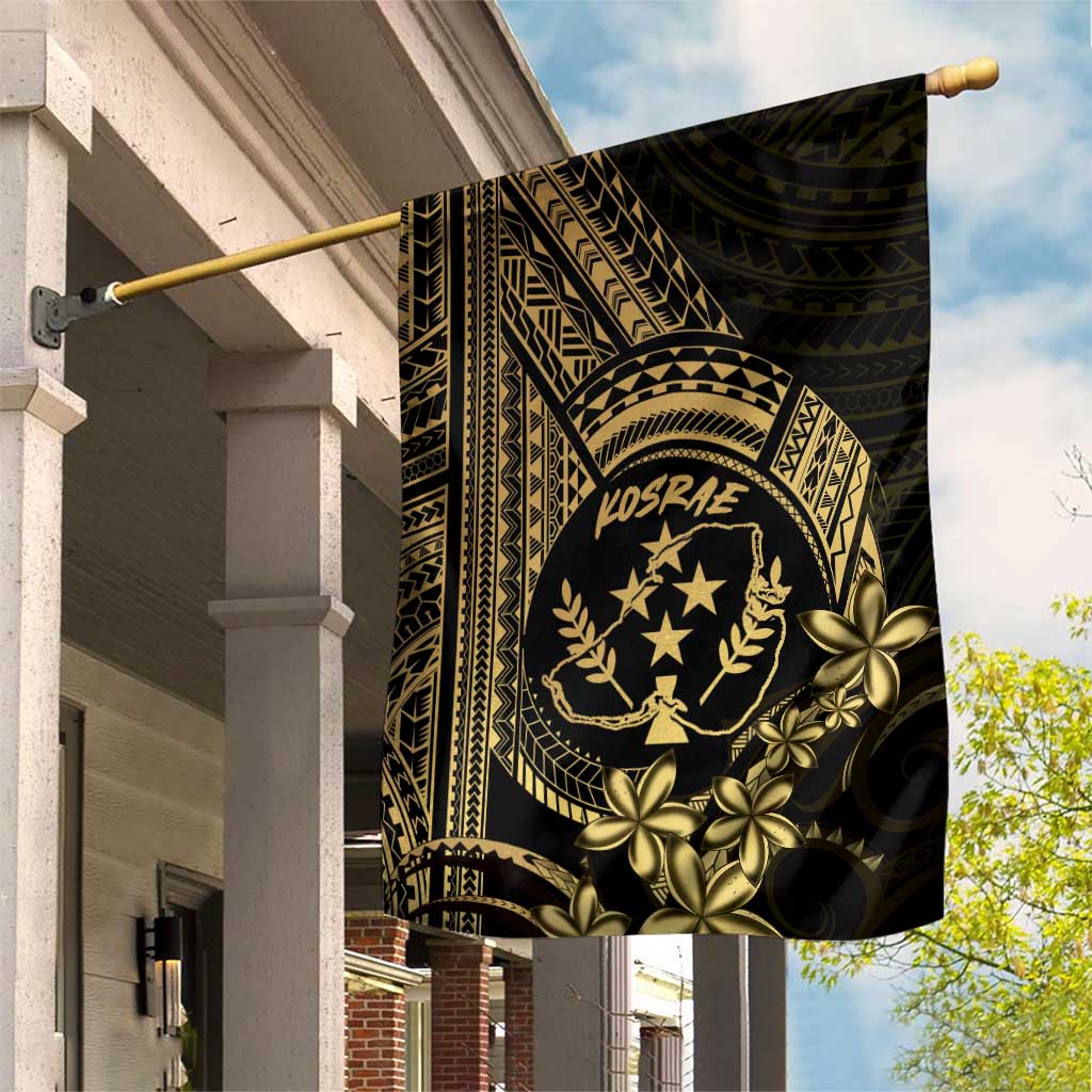 Gold Kosrae Liberation Day Garden Flag September 8 Polynesian Tattoo - Polynesian Pride