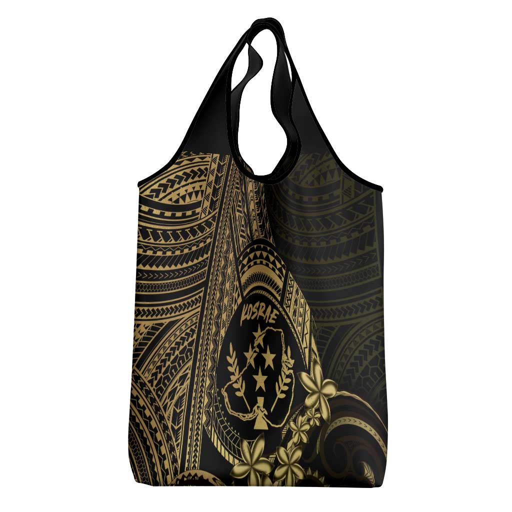 Gold Kosrae Liberation Day Grocery Bag September 8 Polynesian Tattoo - Polynesian Pride