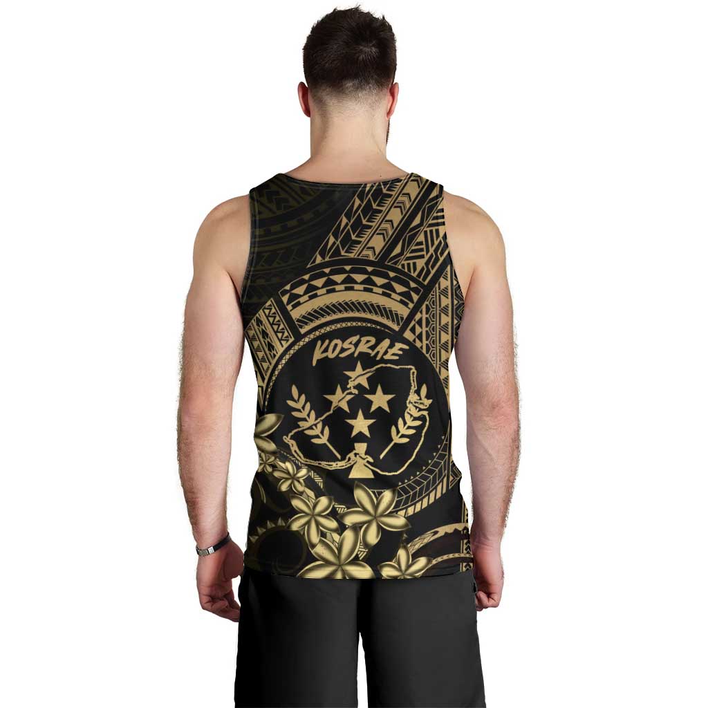Gold Kosrae Liberation Day Men Tank Top September 8 Polynesian Tattoo LT14 - Polynesian Pride