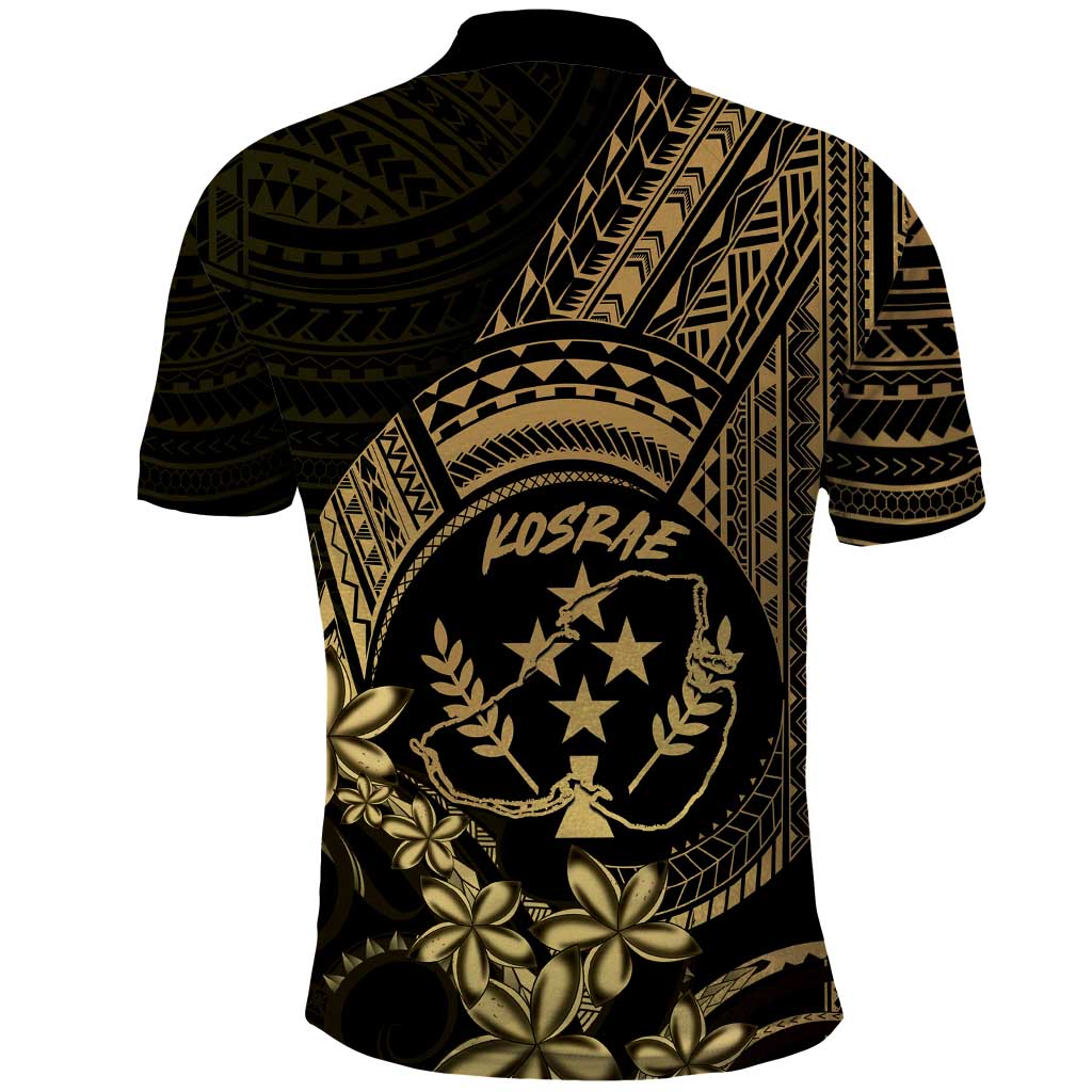 Gold Kosrae Liberation Day Polo Shirt September 8 Polynesian Tattoo - Polynesian Pride