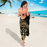 Gold Kosrae Liberation Day Sarong September 8 Polynesian Tattoo - Polynesian Pride