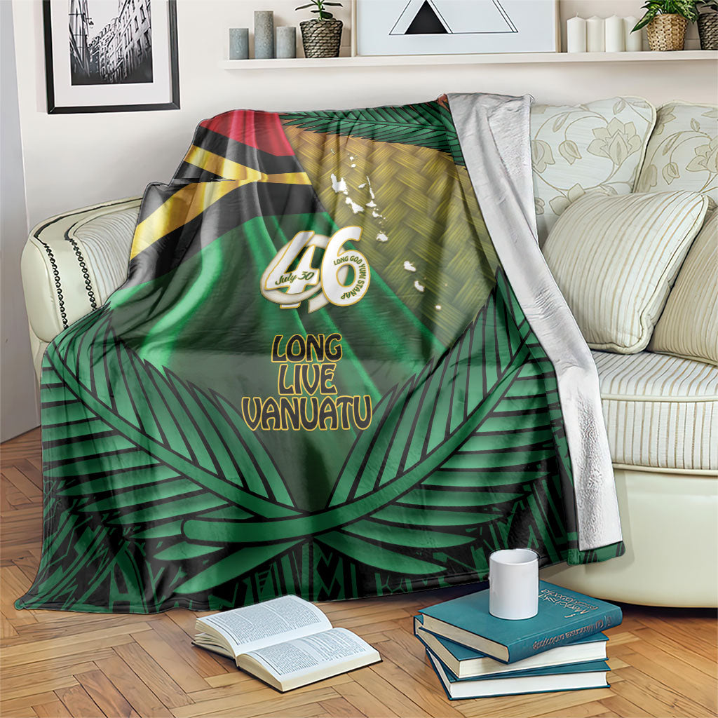 Long Live Vanuatu Independence Day Blanket 46th Anniversary Woven Pattern LT14 Reggae - Polynesian Pride
