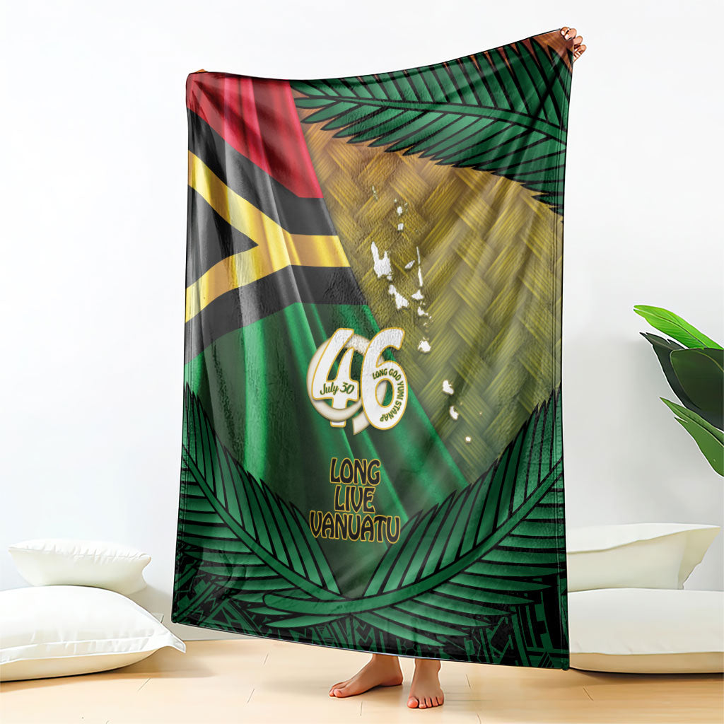 Long Live Vanuatu Independence Day Blanket 46th Anniversary Woven Pattern LT14 - Polynesian Pride