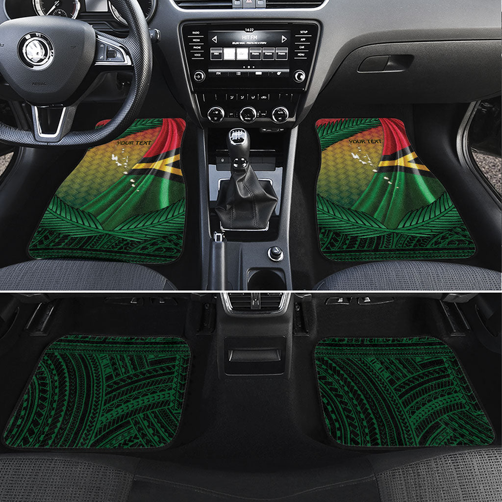 Long Live Vanuatu Independence Day Car Mats 46th Anniversary Woven Pattern LT14 Set 4pcs Reggae - Polynesian Pride