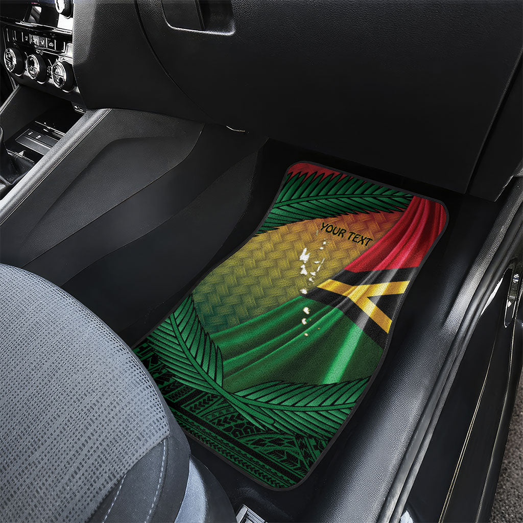 Long Live Vanuatu Independence Day Car Mats 46th Anniversary Woven Pattern LT14 - Polynesian Pride