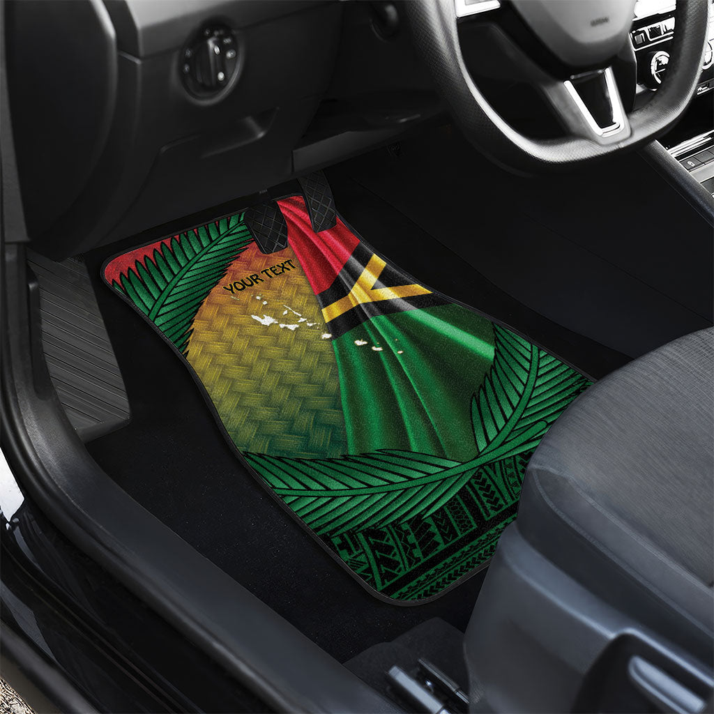 Long Live Vanuatu Independence Day Car Mats 46th Anniversary Woven Pattern LT14 - Polynesian Pride