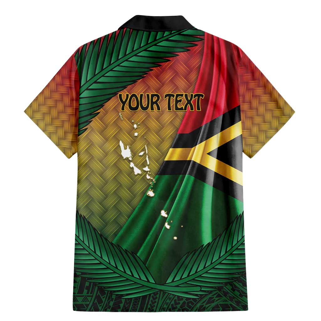 Personalised Long Live Vanuatu Independence Day Family Matching Mermaid Dress and Hawaiian Shirt 45th Anniversary Woven Pattern - Polynesian Pride