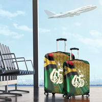 Long Live Vanuatu Independence Day Luggage Cover 45th Anniversary Woven Pattern - Polynesian Pride