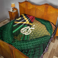 Long Live Vanuatu Independence Day Quilt 45th Anniversary Woven Pattern - Polynesian Pride
