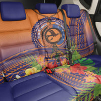 PNG New Ireland Province Back Car Seat Cover Niu Ailan Necklace Polynesian Tattoo - Polynesian Pride