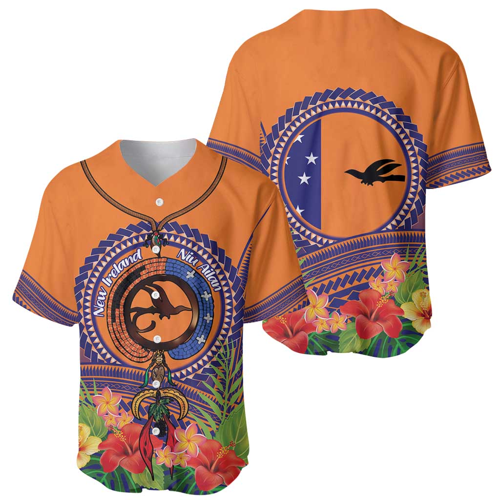PNG New Ireland Province Baseball Jersey Niu Ailan Necklace Polynesian Tattoo LT14 - Polynesian Pride