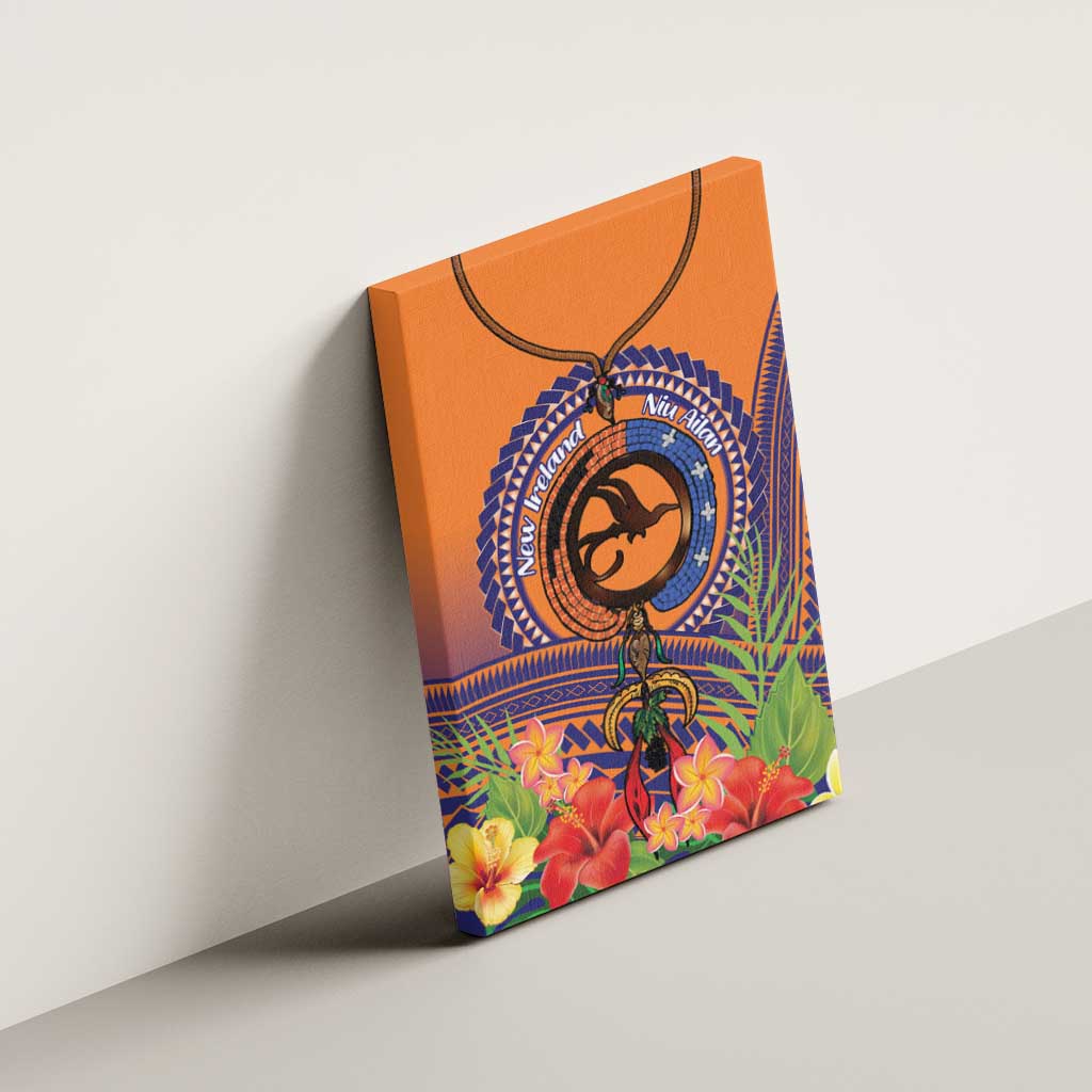 PNG New Ireland Province Canvas Wall Art Niu Ailan Necklace Polynesian Tattoo - Polynesian Pride