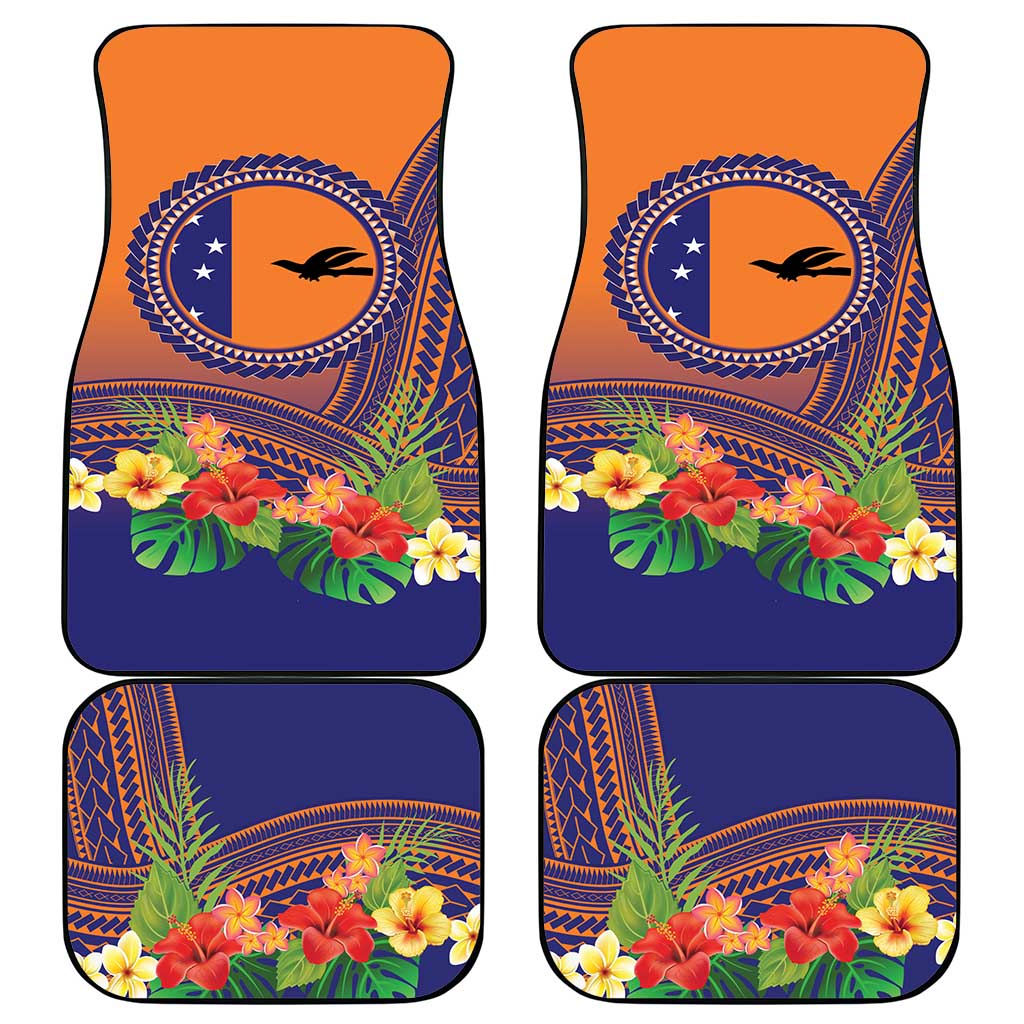 PNG New Ireland Province Car Mats Niu Ailan Necklace Polynesian Tattoo LT14 - Polynesian Pride