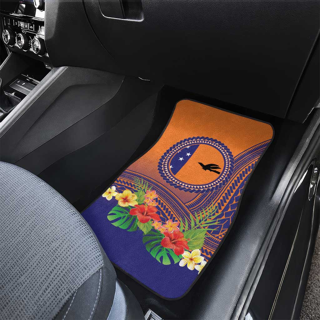 PNG New Ireland Province Car Mats Niu Ailan Necklace Polynesian Tattoo LT14 - Polynesian Pride