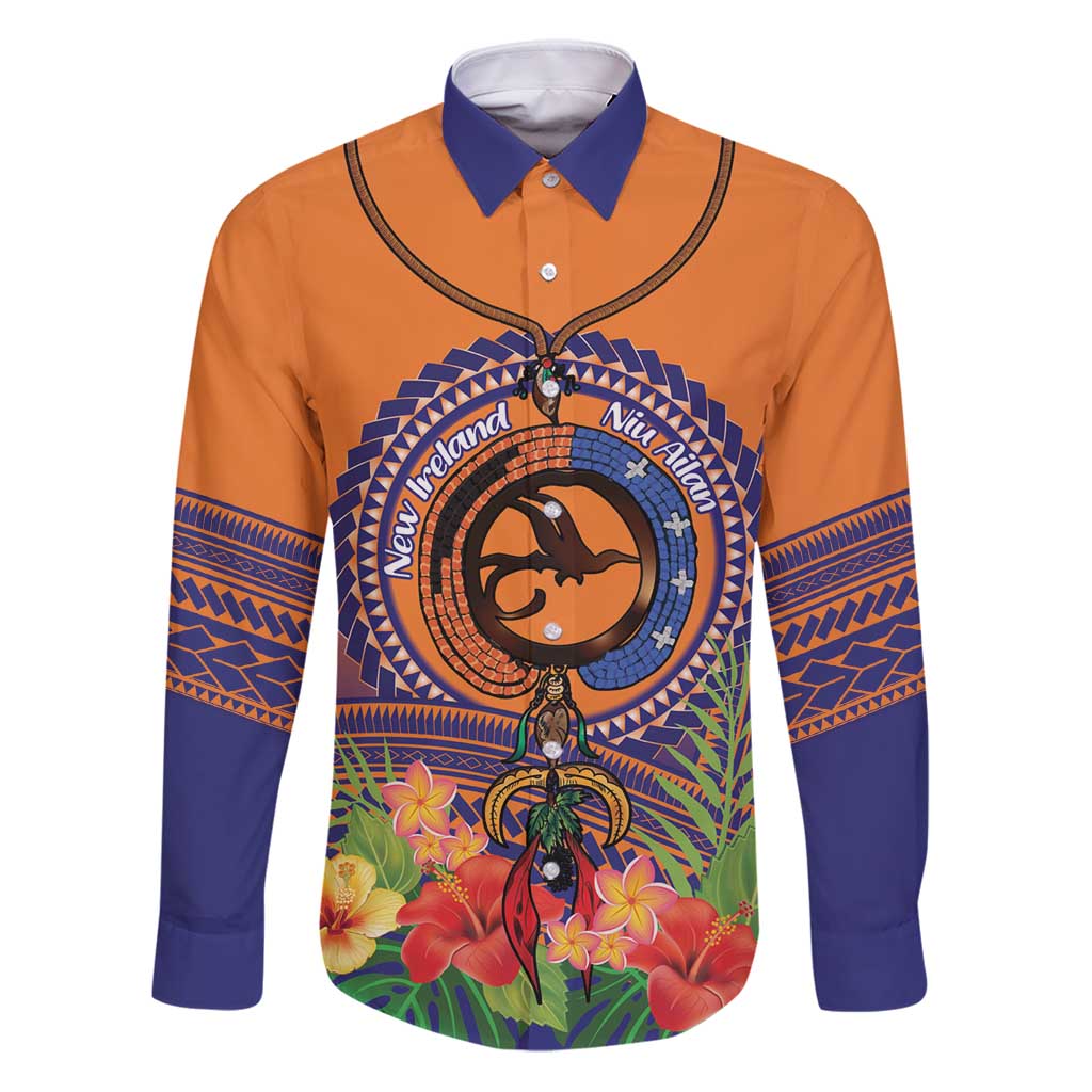 PNG New Ireland Province Family Matching Puletasi and Hawaiian Shirt Niu Ailan Necklace Polynesian Tattoo - Polynesian Pride