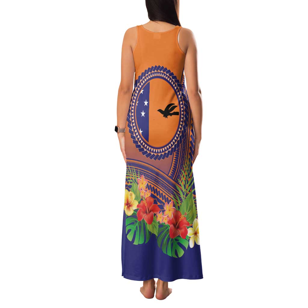 PNG New Ireland Province Family Matching Tank Maxi Dress and Hawaiian Shirt Niu Ailan Necklace Polynesian Tattoo - Polynesian Pride