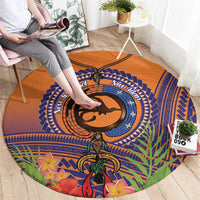 PNG New Ireland Province Round Carpet Niu Ailan Necklace Polynesian Tattoo LT14 - Polynesian Pride