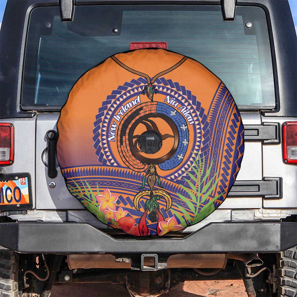 PNG New Ireland Province Spare Tire Cover Niu Ailan Necklace Polynesian Tattoo - Polynesian Pride
