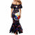 Philippines Football Mermaid Dress 2023 World Cup Go Filipinas Feather Black Version LT14 - Polynesian Pride