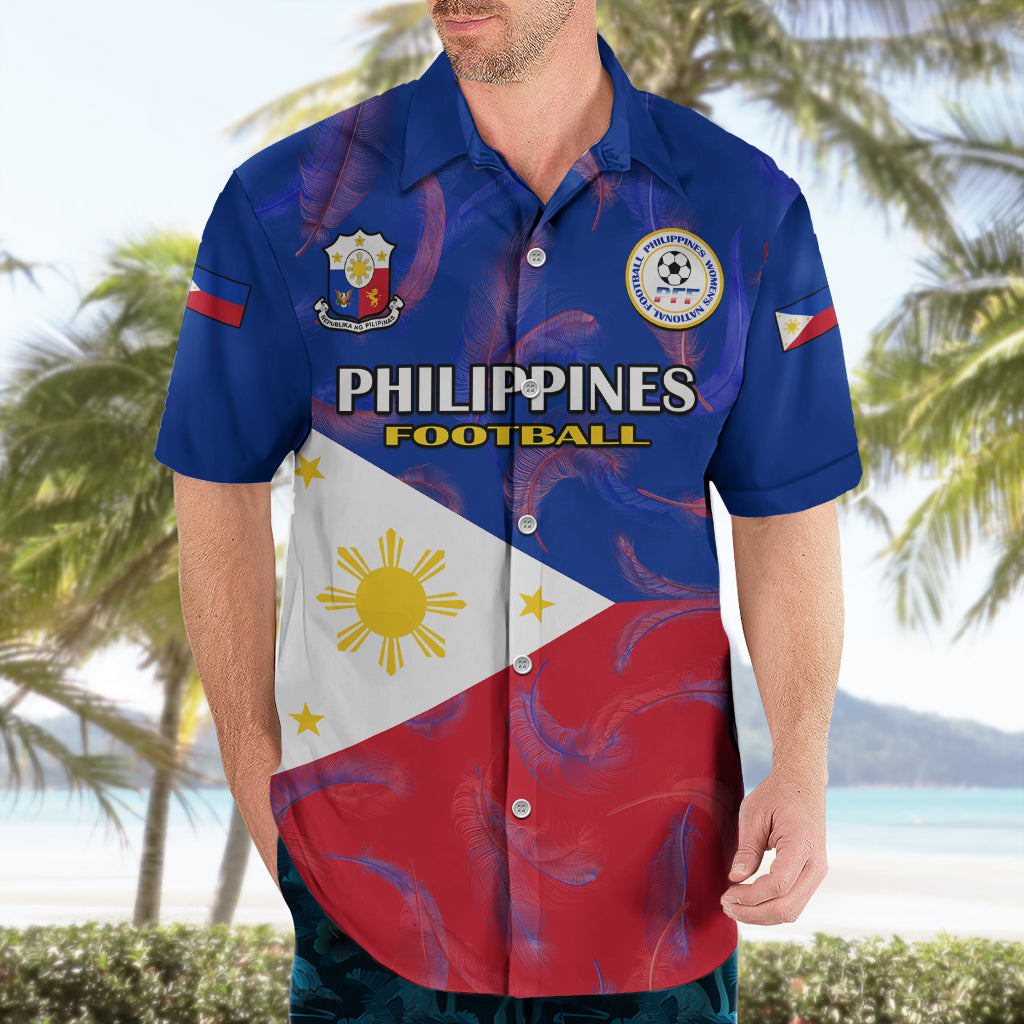 Philippines Football Hawaiian Shirt 2023 World Cup Go Filipinas Feather Flag Version LT14 - Polynesian Pride