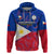 Custom Philippines Football Hoodie 2023 World Cup Go Filipinas Feather Flag Version LT14 Pullover Hoodie Blue - Polynesian Pride