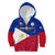 Custom Philippines Football Kid Hoodie 2023 World Cup Go Filipinas Feather Flag Version LT14 - Polynesian Pride