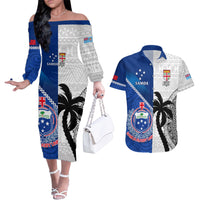fiji-and-samoa-rugby-couples-matching-off-the-shoulder-long-sleeve-dress-and-hawaiian-shirt-2023-world-cup-samoan-mix-tapa-pattern