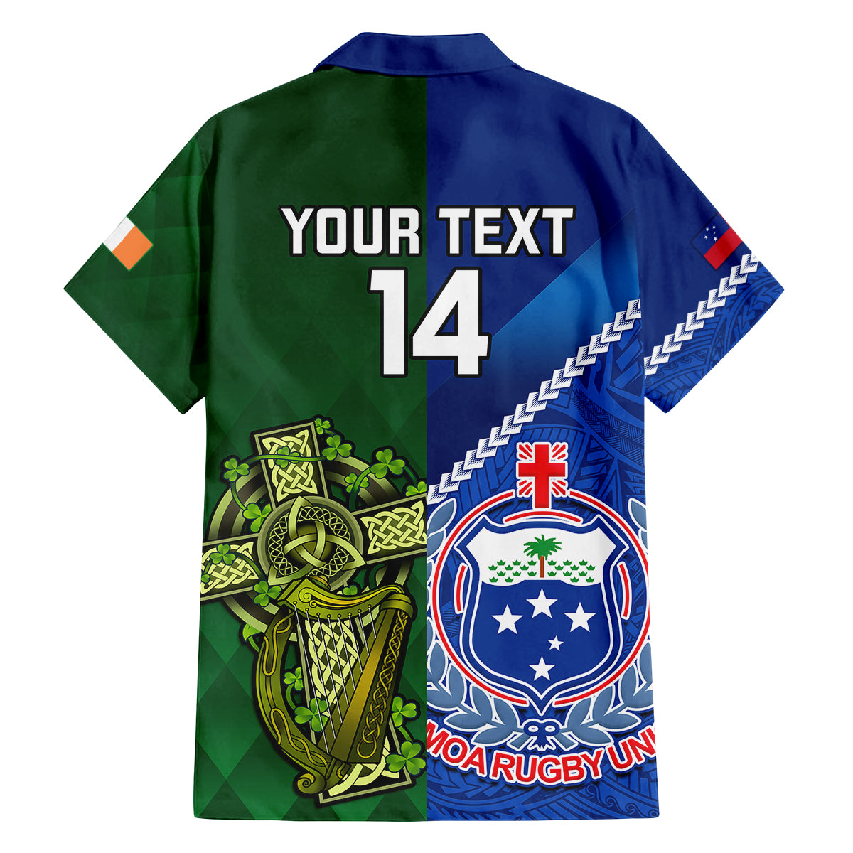 custom-samoa-and-ireland-rugby-family-matching-tank-maxi-dress-and-hawaiian-shirt-2023-world-cup-manu-samoa-with-shamrocks