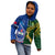 Custom Samoa And South Africa Rugby Kid Hoodie 2023 World Cup Manu Samoa With Springboks LT14 - Polynesian Pride