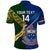 Custom Samoa And South Africa Rugby Polo Shirt 2023 World Cup Manu Samoa With Springboks LT14 - Polynesian Pride