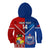 Custom Samoa And Tonga Rugby Kid Hoodie 2023 World Cup Manu Samoa With Ikale Tahi LT14 - Polynesian Pride