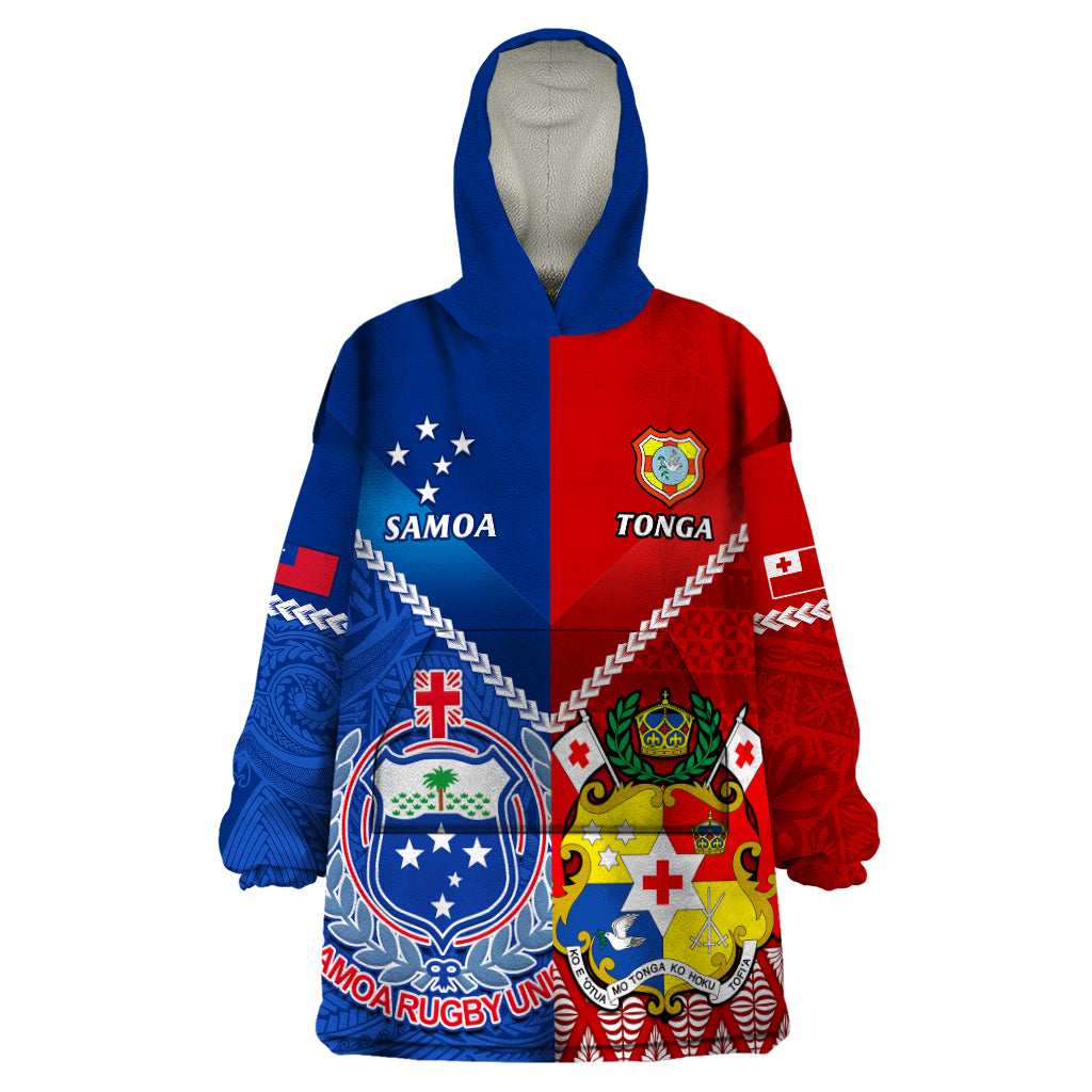 custom-samoa-and-tonga-rugby-wearable-blanket-hoodie-2023-world-cup-manu-samoa-with-ikale-tahi