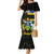 South Sea Islanders Mermaid Dress Kanakas With Solomon Islands Coat Of Arms LT14 Women Black - Polynesian Pride