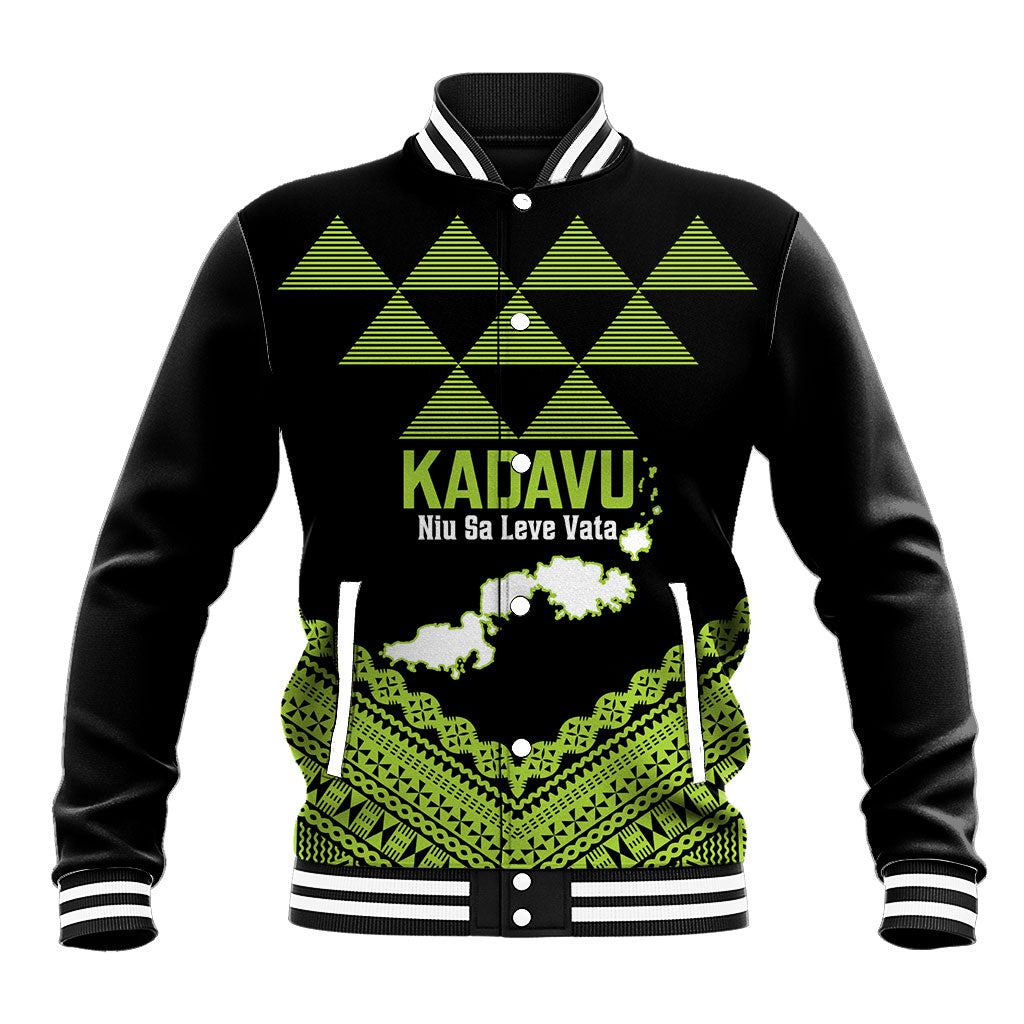 Kadavu Fiji 2026 Rugby Custom Baseball Jacket Niu Sa Leve Vata Fijian Tapa Pattern