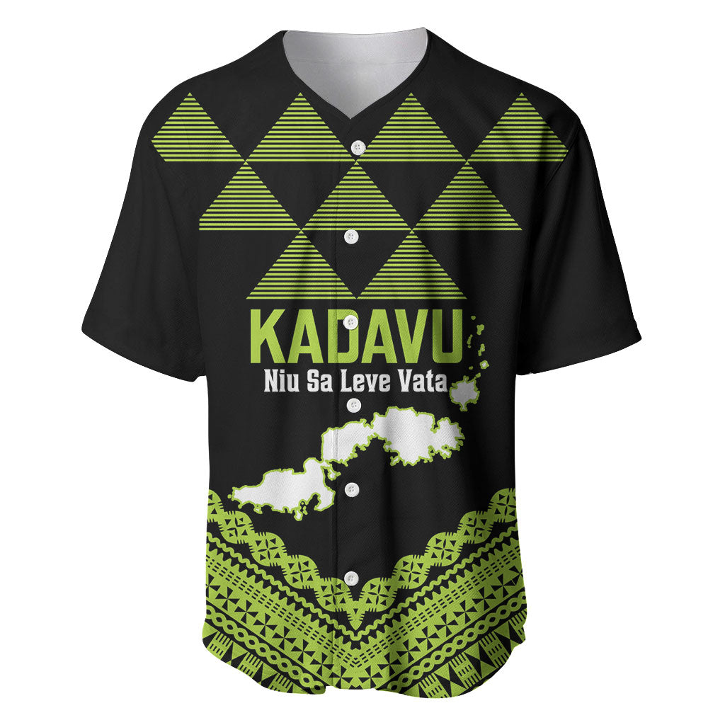 Kadavu Fiji 2026 Rugby Custom Baseball Jersey Niu Sa Leve Vata Fijian Tapa Pattern