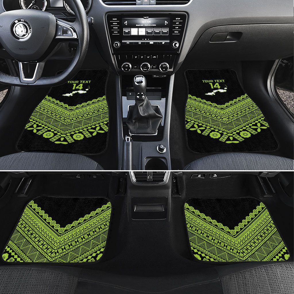 Kadavu Fiji 2026 Rugby Custom Car Mats Niu Sa Leve Vata Fijian Tapa Pattern