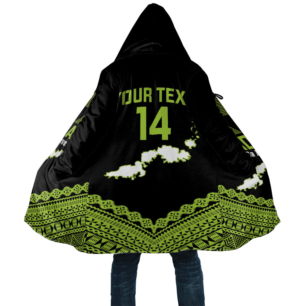 Kadavu Fiji 2026 Rugby Custom Cloak Niu Sa Leve Vata Fijian Tapa Pattern