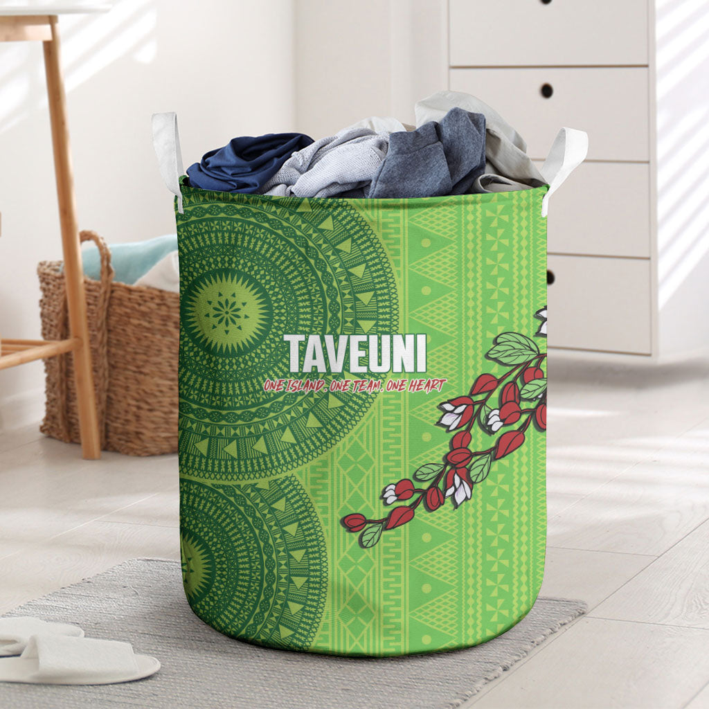 Taveuni Fiji 2026 Rugby Laundry Basket Tagimoucia Fijian Tapa Pattern
