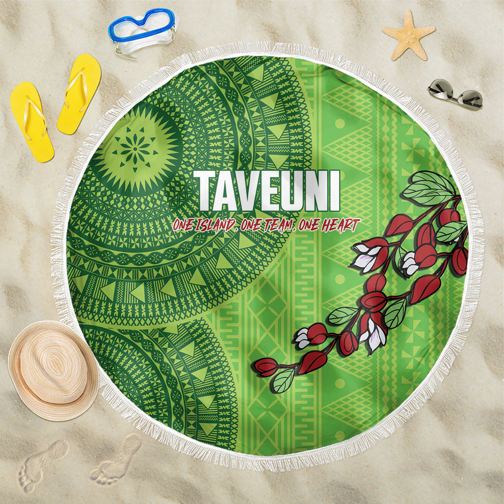 Taveuni Fiji 2026 Rugby Beach Blanket Tagimoucia Fijian Tapa Pattern
