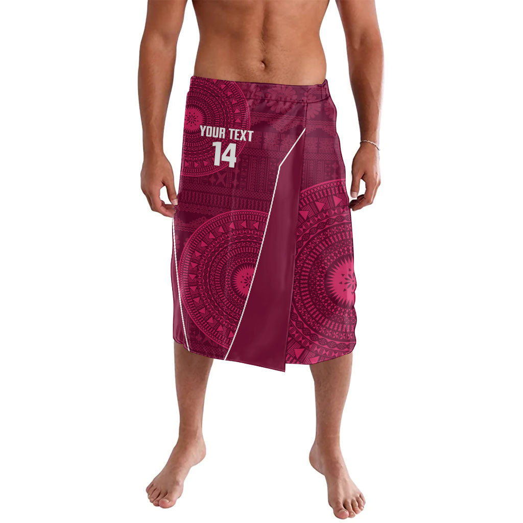 Lautoka Fiji 2026 Rugby Custom Lavalava Go Maroons Fijian Tapa Pattern