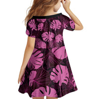 Pink Hawaii Kukui Nut Lei Family Matching Puletasi and Hawaiian Shirt Hawaiian Pattern Monstera Tropical Vibes LT14 - Polynesian Pride