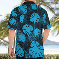 Blue Hawaii Kukui Nut Lei Hawaiian Shirt Hawaiian Pattern Monstera Tropical Vibes - Polynesian Pride