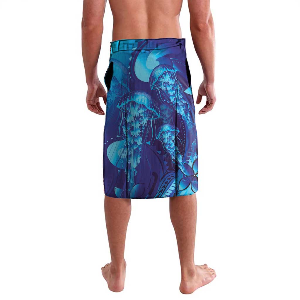 Purple Paradise Polynesia Jellyfish Lavalava Plumeria Polynesian Tattoo Glowing Vibes