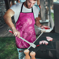 Pink Gradient Polynesia Jellyfish Apron Plumeria Polynesian Tattoo Glowing Vibes