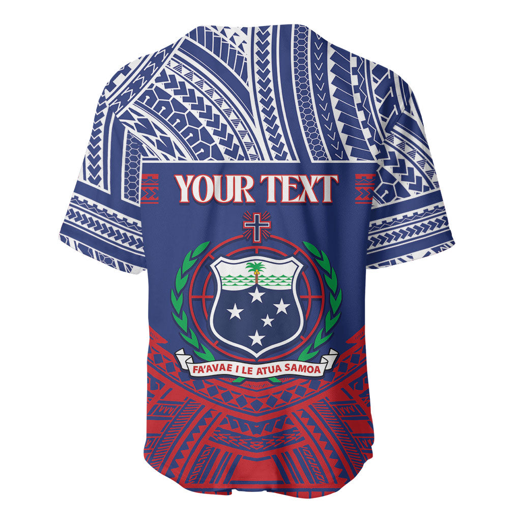 Personalised Samoa Independence Day Baseball Jersey 64th Anniversary Toa O Samoa LT14 - Polynesian Pride